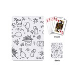 Set Chalk Out Scribble Collection Playing Cards (Mini)  Back