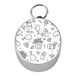 Set Chalk Out Scribble Collection Mini Silver Compasses Front