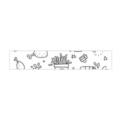 Set Chalk Out Scribble Collection Flano Scarf (mini) by Celenk