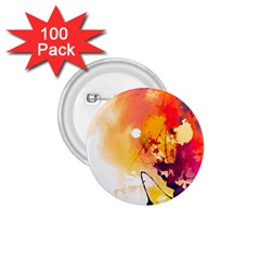 Paint Splash Paint Splatter Design 1 75  Buttons (100 Pack)  by Celenk