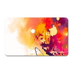 Paint Splash Paint Splatter Design Magnet (rectangular) by Celenk