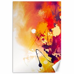 Paint Splash Paint Splatter Design Canvas 20  X 30   by Celenk