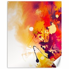 Paint Splash Paint Splatter Design Canvas 11  X 14   by Celenk