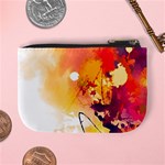 Paint Splash Paint Splatter Design Mini Coin Purses Back