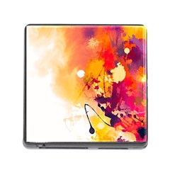 Paint Splash Paint Splatter Design Memory Card Reader (square) by Celenk