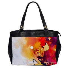 Paint Splash Paint Splatter Design Office Handbags by Celenk