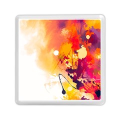 Paint Splash Paint Splatter Design Memory Card Reader (square)  by Celenk