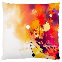 Paint Splash Paint Splatter Design Standard Flano Cushion Case (two Sides) by Celenk