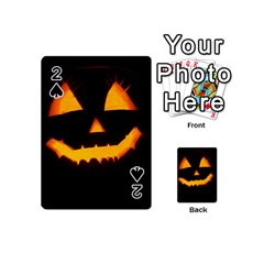 Pumpkin Helloween Face Autumn Playing Cards 54 (mini)  by Celenk