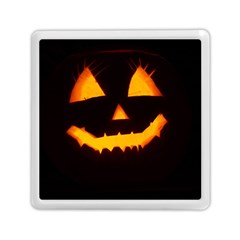 Pumpkin Helloween Face Autumn Memory Card Reader (square)  by Celenk