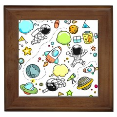 Sketch Set Cute Collection Child Framed Tiles by Celenk