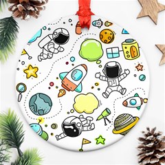 Sketch Set Cute Collection Child Ornament (round) by Celenk