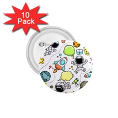 Sketch Set Cute Collection Child 1 75  Buttons (10 Pack) by Celenk