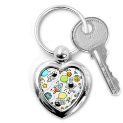 Sketch Set Cute Collection Child Key Chains (heart)  by Celenk