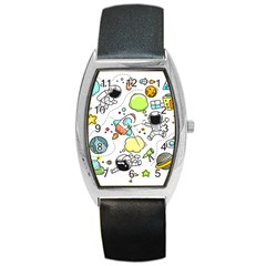 Sketch Set Cute Collection Child Barrel Style Metal Watch by Celenk