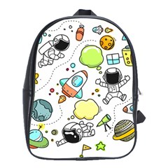 Sketch Set Cute Collection Child School Bag (large) by Celenk