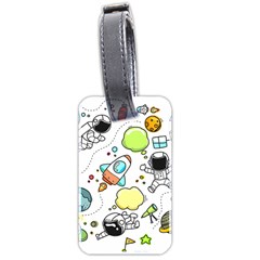 Sketch Set Cute Collection Child Luggage Tags (two Sides) by Celenk