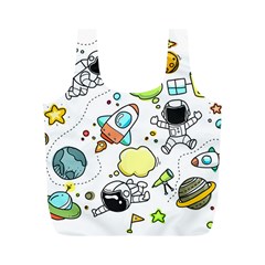 Sketch Set Cute Collection Child Full Print Recycle Bags (m)  by Celenk