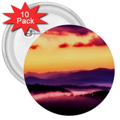 Great Smoky Mountains National Park 3  Buttons (10 Pack)  by Celenk