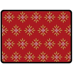 Pattern Background Holiday Double Sided Fleece Blanket (large)  by Celenk