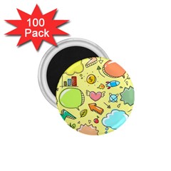 Cute Sketch Child Graphic Funny 1 75  Magnets (100 Pack)  by Celenk