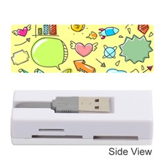 Cute Sketch Child Graphic Funny Memory Card Reader (stick)  by Celenk