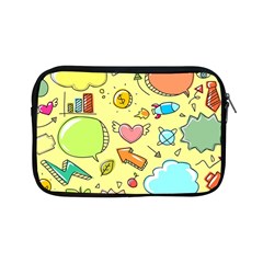 Cute Sketch Child Graphic Funny Apple Ipad Mini Zipper Cases by Celenk