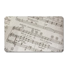 Sheet Music Paper Notes Antique Magnet (rectangular) by Celenk