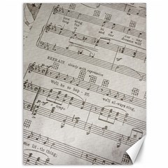 Sheet Music Paper Notes Antique Canvas 36  X 48   by Celenk