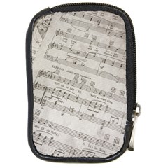 Sheet Music Paper Notes Antique Compact Camera Cases by Celenk