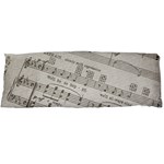 Sheet Music Paper Notes Antique Body Pillow Case (Dakimakura) Body Pillow Case