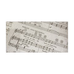 Sheet Music Paper Notes Antique Yoga Headband by Celenk