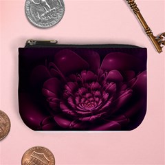 Fractal Blossom Flower Bloom Mini Coin Purses by Celenk