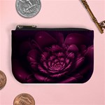 Fractal Blossom Flower Bloom Mini Coin Purses Front