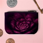 Fractal Blossom Flower Bloom Mini Coin Purses Back