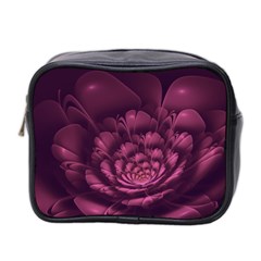 Fractal Blossom Flower Bloom Mini Toiletries Bag 2-side by Celenk