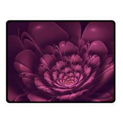 Fractal Blossom Flower Bloom Fleece Blanket (small) by Celenk