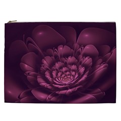 Fractal Blossom Flower Bloom Cosmetic Bag (xxl)  by Celenk