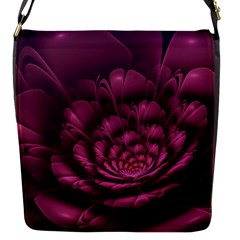 Fractal Blossom Flower Bloom Flap Messenger Bag (s) by Celenk