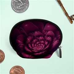 Fractal Blossom Flower Bloom Accessory Pouches (small)  by Celenk