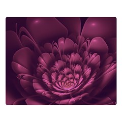 Fractal Blossom Flower Bloom Double Sided Flano Blanket (large)  by Celenk