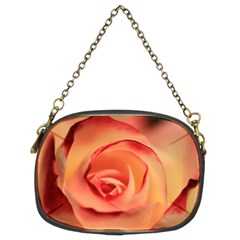 Rose Orange Rose Blossom Bloom Chain Purses (two Sides)  by Celenk