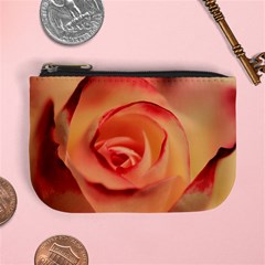 Rose Orange Rose Blossom Bloom Mini Coin Purses by Celenk