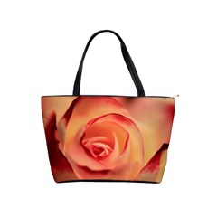 Rose Orange Rose Blossom Bloom Shoulder Handbags by Celenk