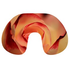 Rose Orange Rose Blossom Bloom Travel Neck Pillows by Celenk