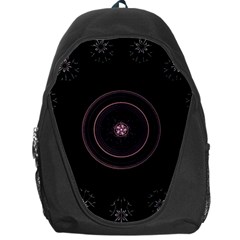 Fractal Flowers Pattern Fantasy Backpack Bag by Celenk