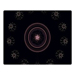 Fractal Flowers Pattern Fantasy Double Sided Flano Blanket (large)  by Celenk