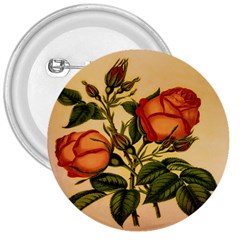 Vintage Flowers Floral 3  Buttons by Celenk