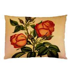 Vintage Flowers Floral Pillow Case by Celenk