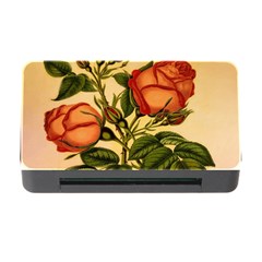 Vintage Flowers Floral Memory Card Reader With Cf by Celenk